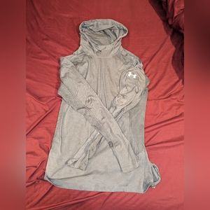 Under Armour hooded funnel neck long sleeve shirt